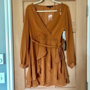 NWT Mustard Summer Dress from Pink Lily Boutique